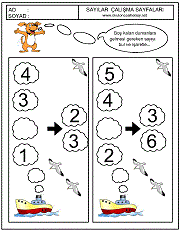 okul öncesi boş kutuya hangi sayı gelecek çalışmaları